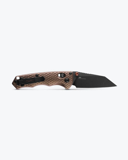 Benchmade 290BK-1 Full Immunity Flat Dark Earth anodized aluminum handle with AXIS Lock and carry clip — ClassicBlades