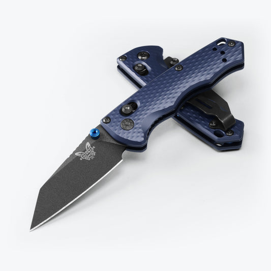 Benchmade 290BK Full Immunity knife Crater Blue handle Classic Blades