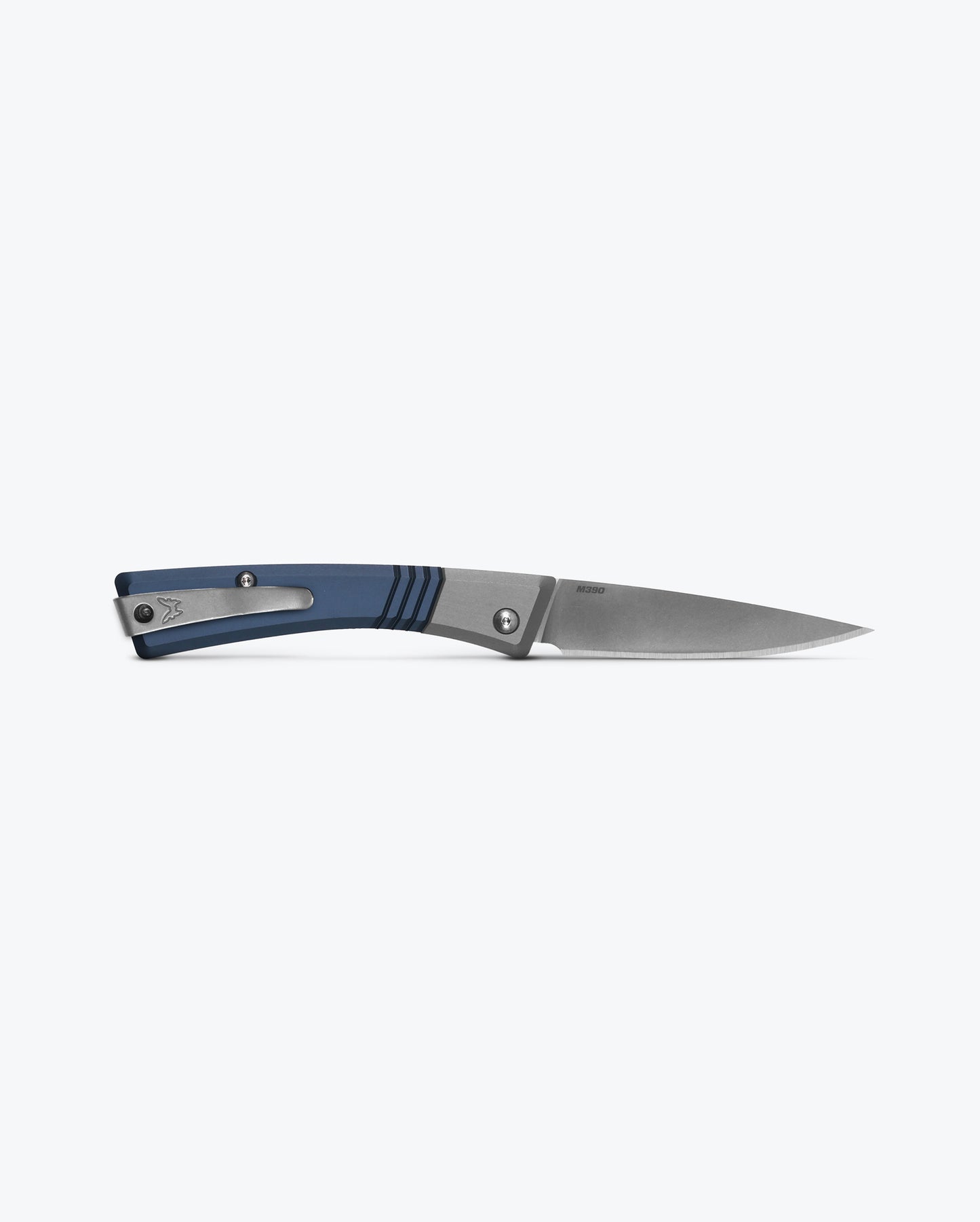 Benchmade 315 Successor 2.56 inch M390 satin drop point blade with nail nick back detail — ClassicBlades