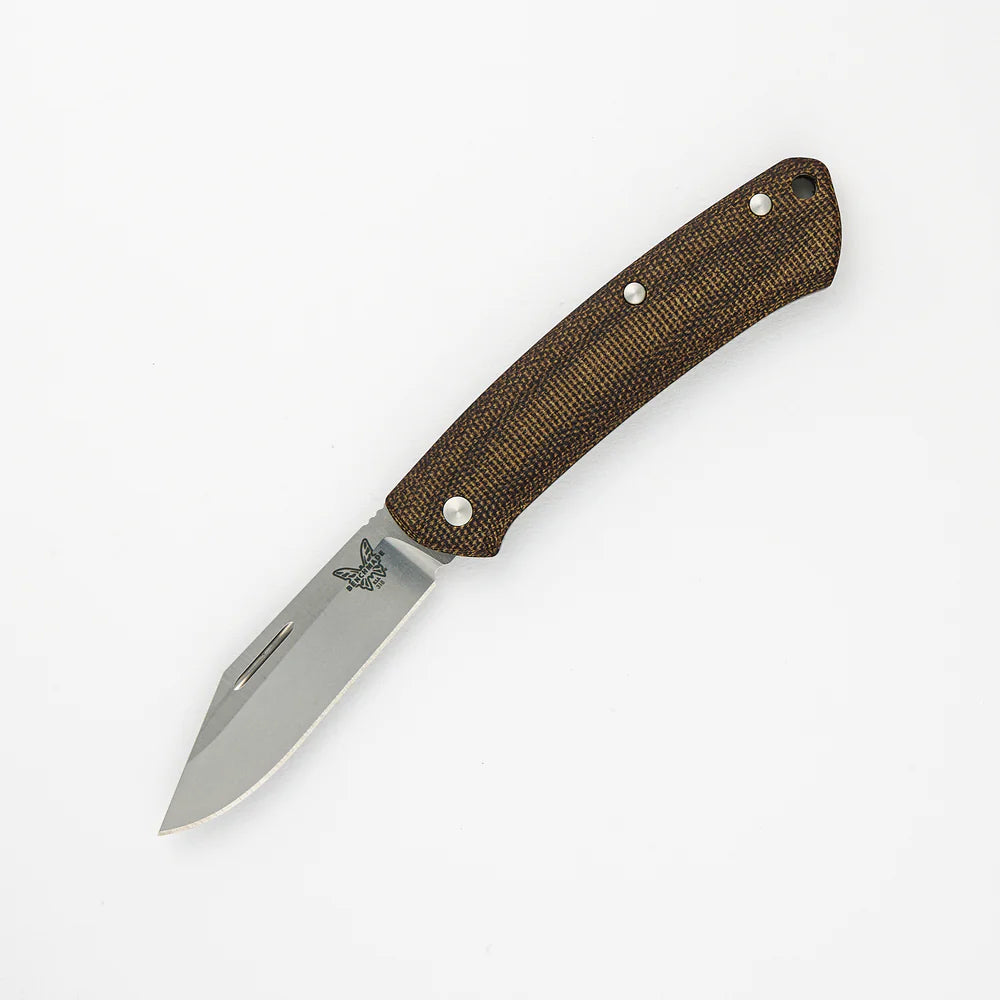 Benchmade 318 Proper slipjoint folding knife with canvas Micarta handle
