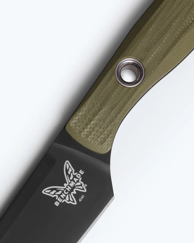 Benchmade 4005BK-01 OD green G10 handles with black G10 bolsters detail