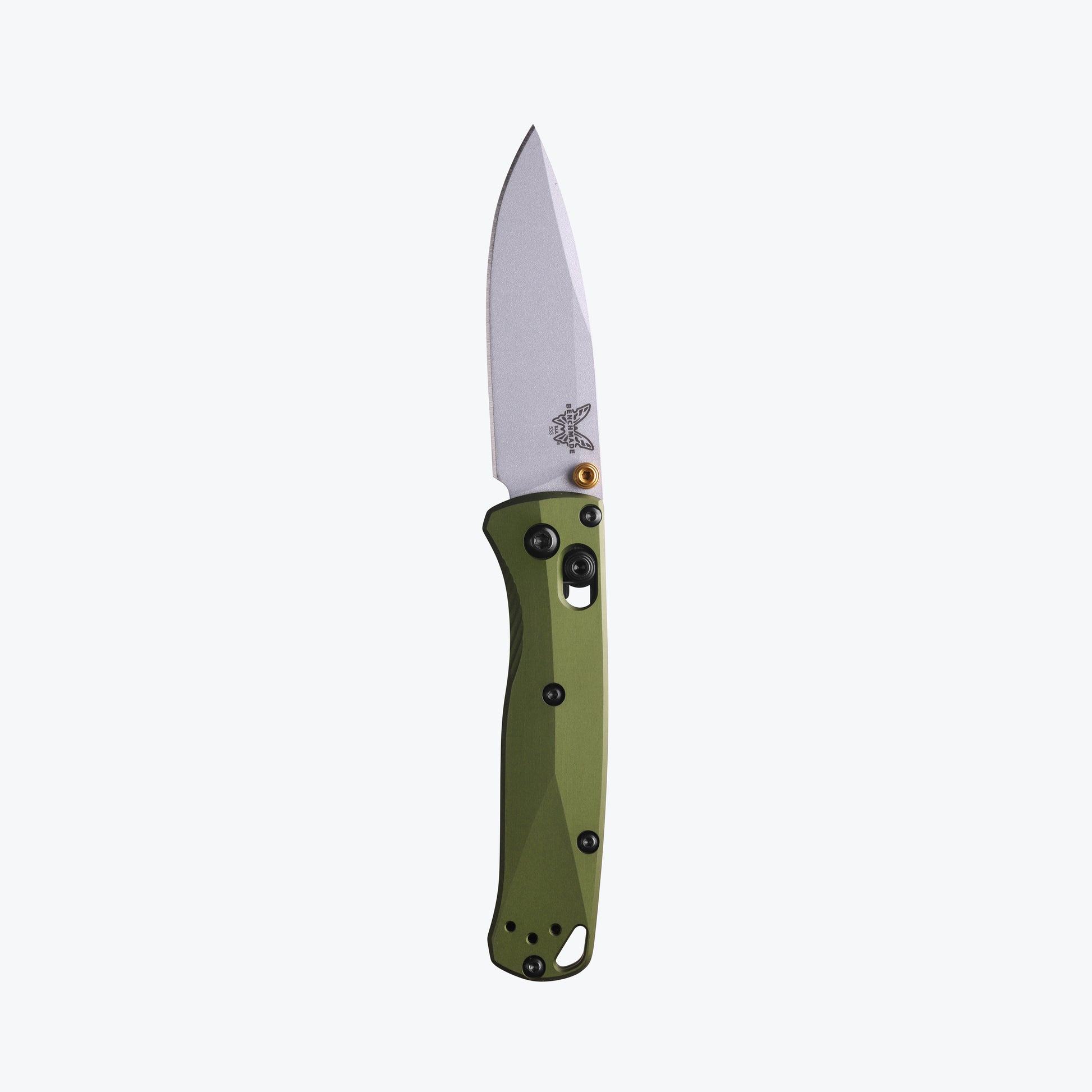 Benchmade 533SL-10 Mini Bugout 2.82 inch blade detail — ClassicBlades