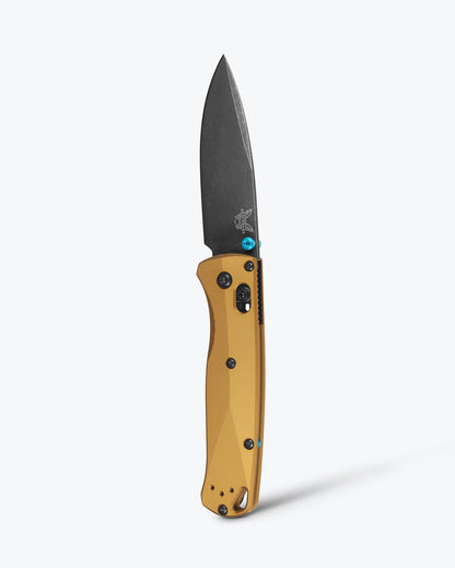 Bugout® | Burnt Brass Aluminum Handle M390 Steel Blade 535BK-07