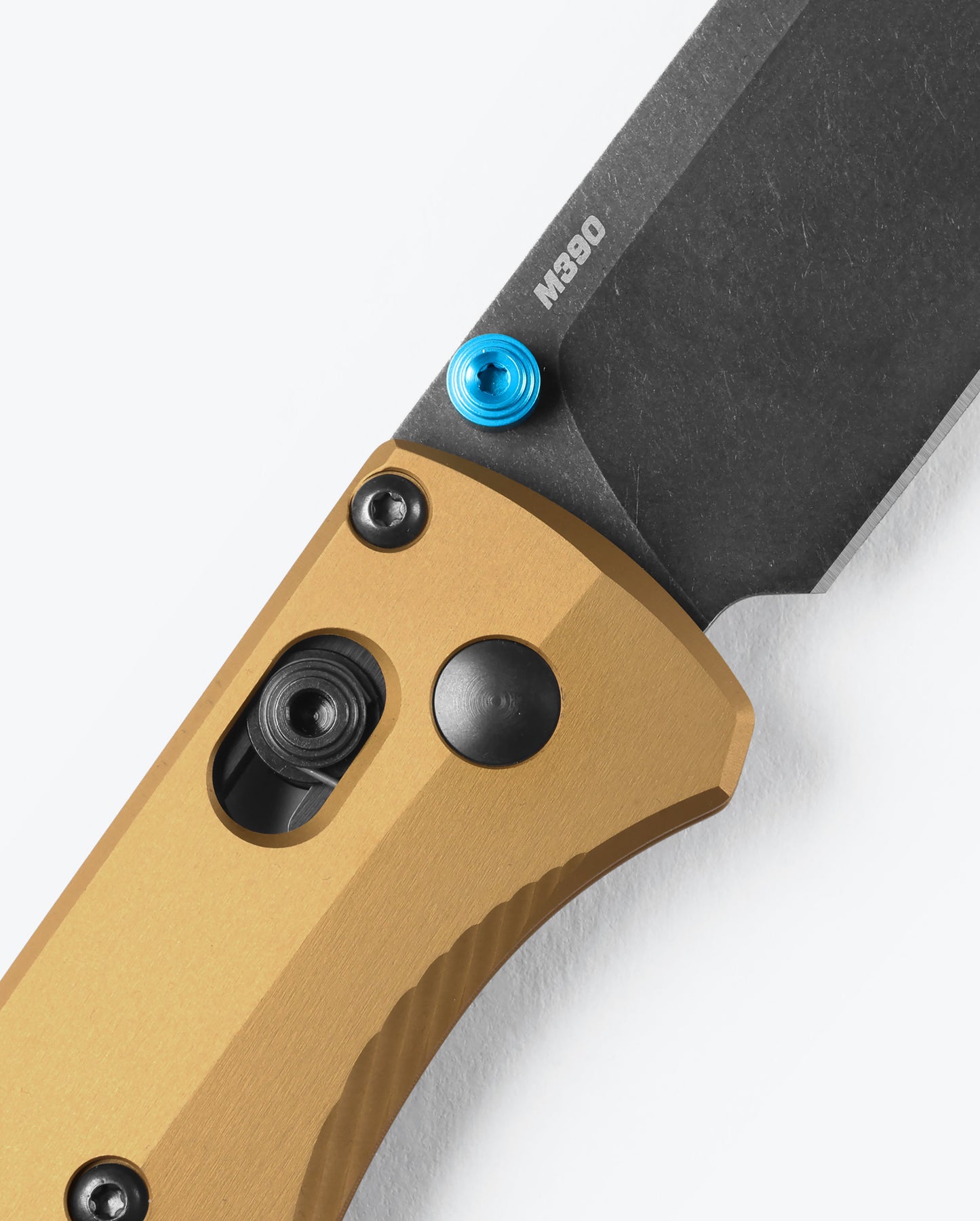 Bugout® | Burnt Brass Aluminum Handle M390 Steel Blade 535BK-07