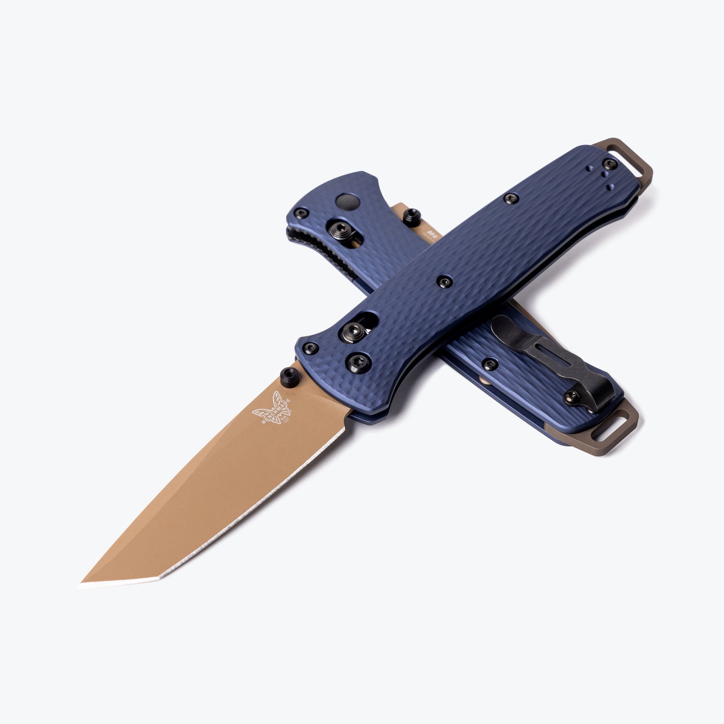 Benchmade 537FE-02 BAILOUT® | CPM-M4 Super Steel Blade | CRATER BLUE ALUMINUM Handle