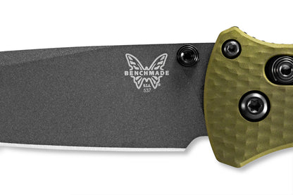 Benchmade 537GY-1 BAILOUT® |CPM-M4 Super Steel Blade  | WOODLAND GREEN ALUMINUM