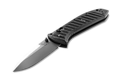 Benchmade 570-1 Presidio II 3.72 inch CPM-S30V satin drop point blade with swedge and dual thumb stud detail — ClassicBlades
