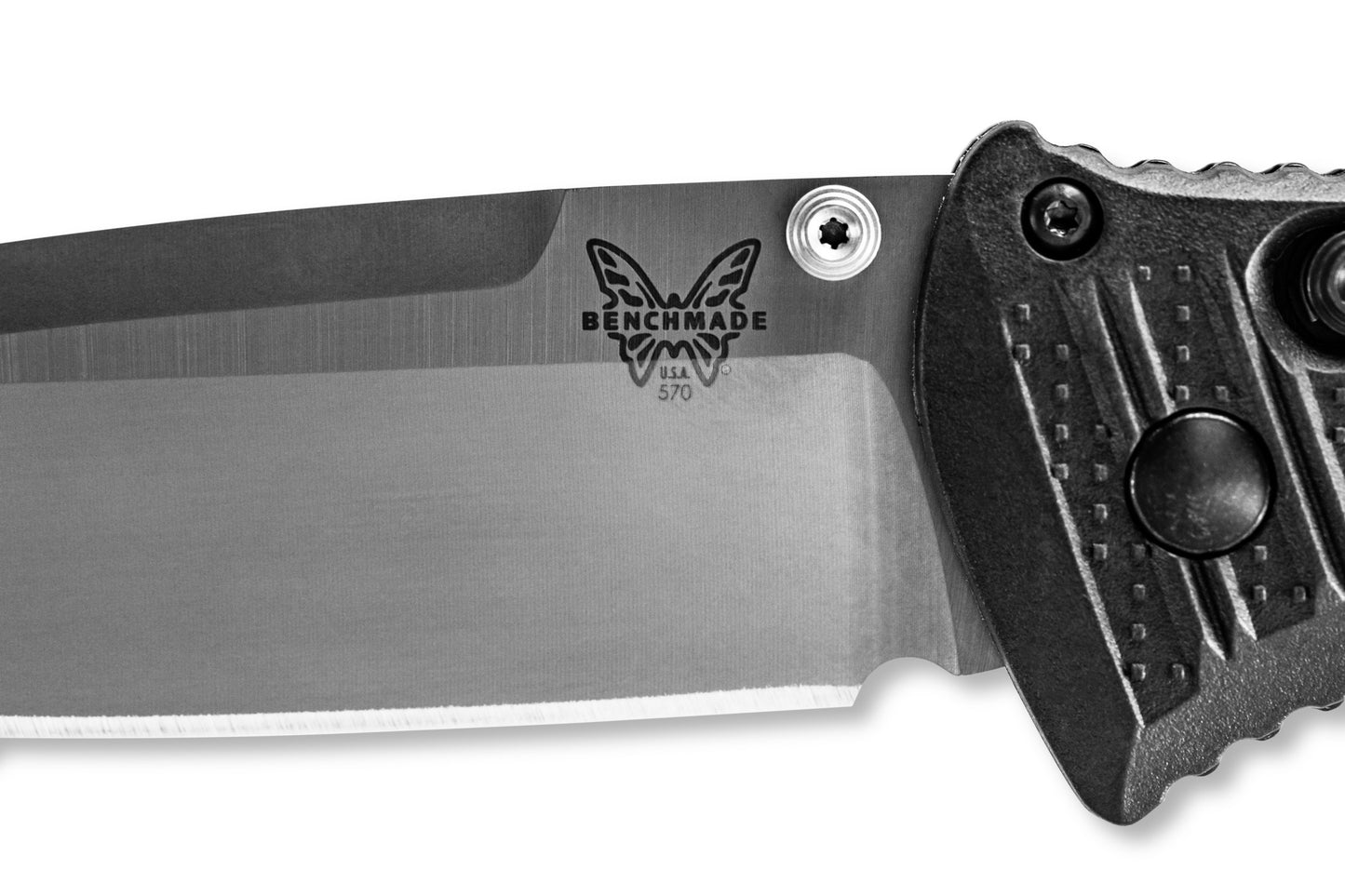 Benchmade 570-1 Presidio II 3.72 inch CPM-S30V satin drop point blade — ClassicBlades