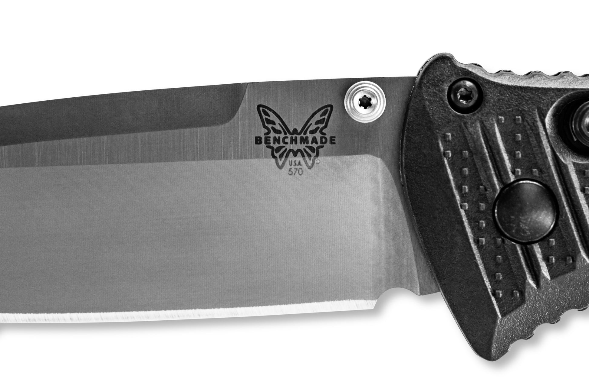 Benchmade 570-1 Presidio II 3.72 inch CPM-S30V satin drop point blade — ClassicBlades