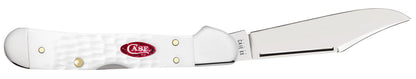 Case 60185 SparXX Mini CopperLock 2.72 inch Tru-Sharp stainless mirror polish locking clip blade detail — ClassicBlades