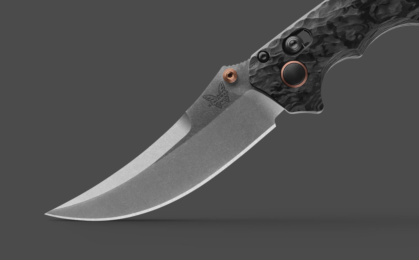 Benchmade Mini Bedlam | Carbon Fiber | Scimitar 865-02