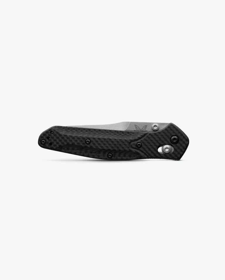 Closed Benchmade 940‑1 Osborne pocket knife with black clip