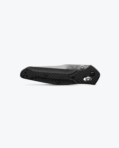 Closed Benchmade 940‑1 Osborne pocket knife with black clip