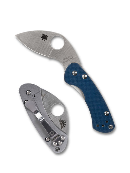 spyderco rock lobster ergonomic handle grip detail