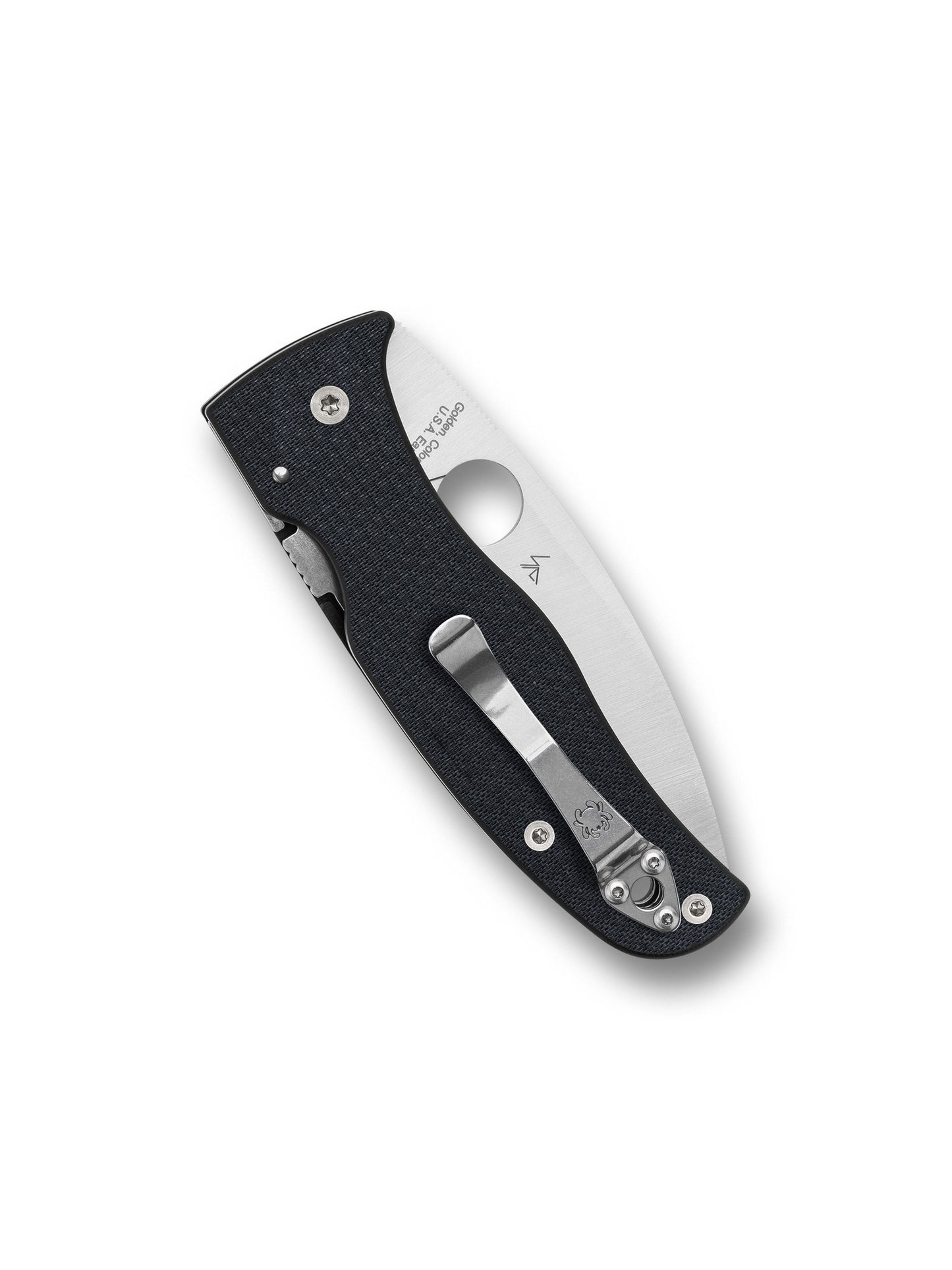 spyderco carbon fiber handle premium edc knife