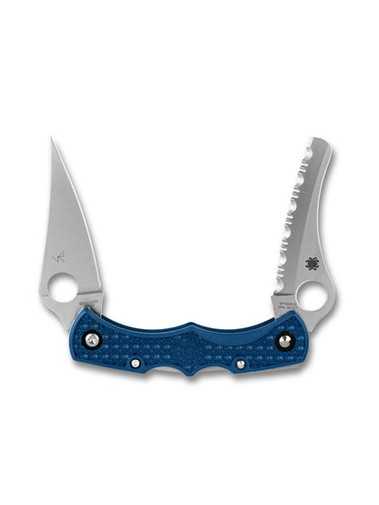 spyderco dyad jr sprint run spy27 dual blade knife
