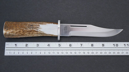 Silver Stag DV6.0ES Deep Valley 6 inch D2 tool steel clip point blade at 62 HRC hardness detail — ClassicBlades