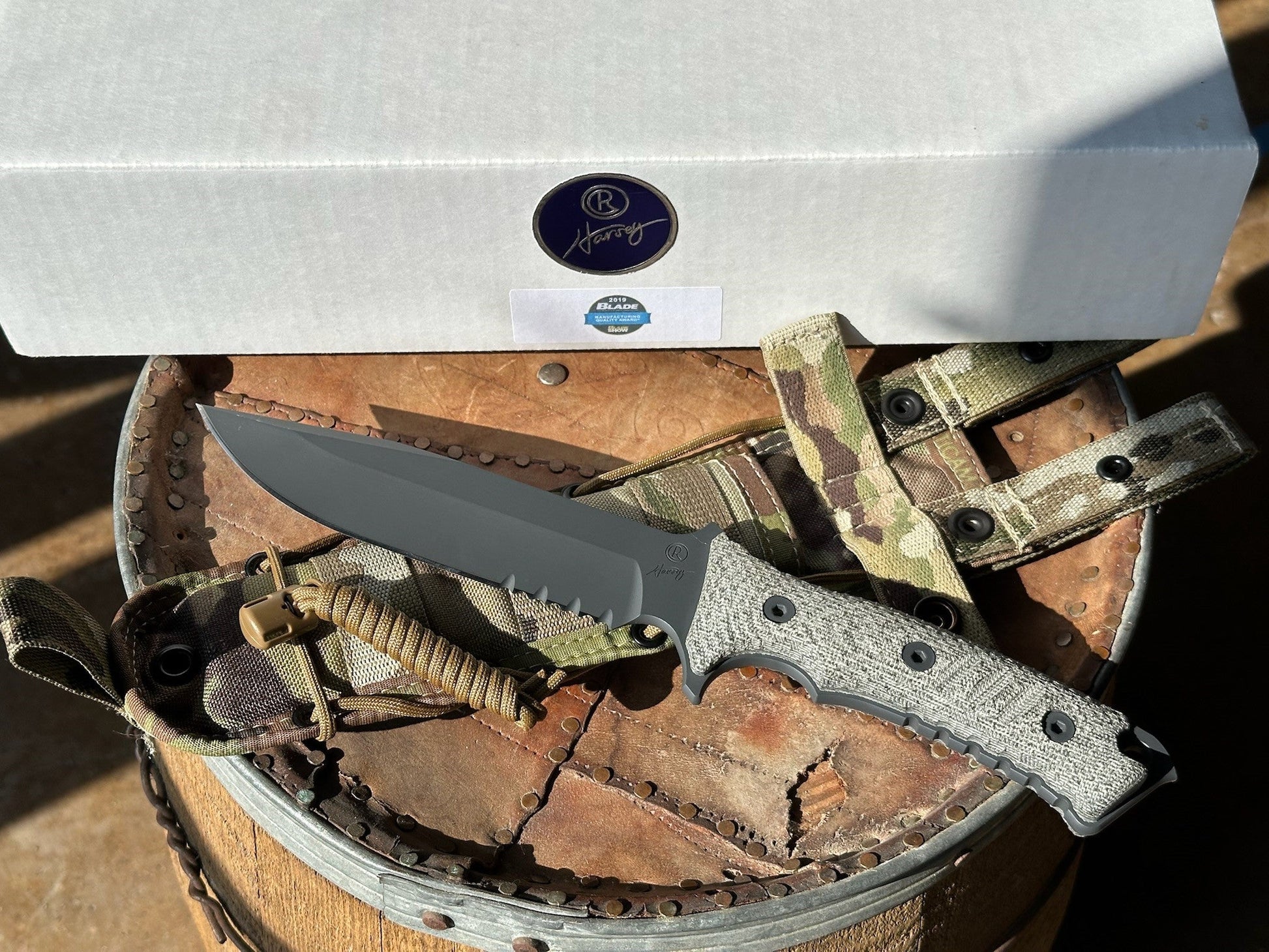 Chris Reeve Pacific PAC-1001 complete package — original box, COA, paperwork, sticker, sheath, CPM MagnaCut unused