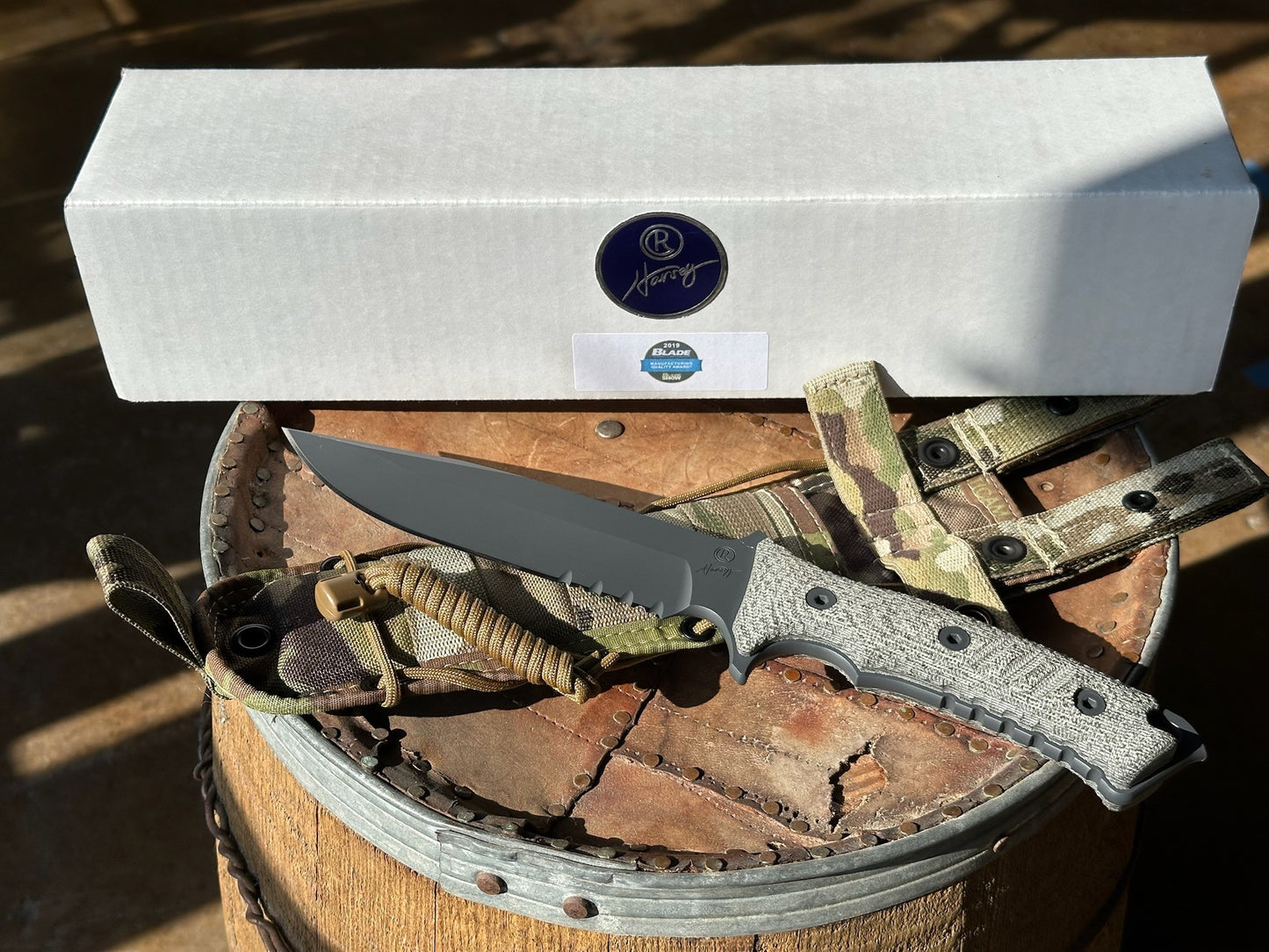 Chris Reeve Pacific PAC-1001 complete package — original box, COA, paperwork, sticker, sheath, CPM MagnaCut unused