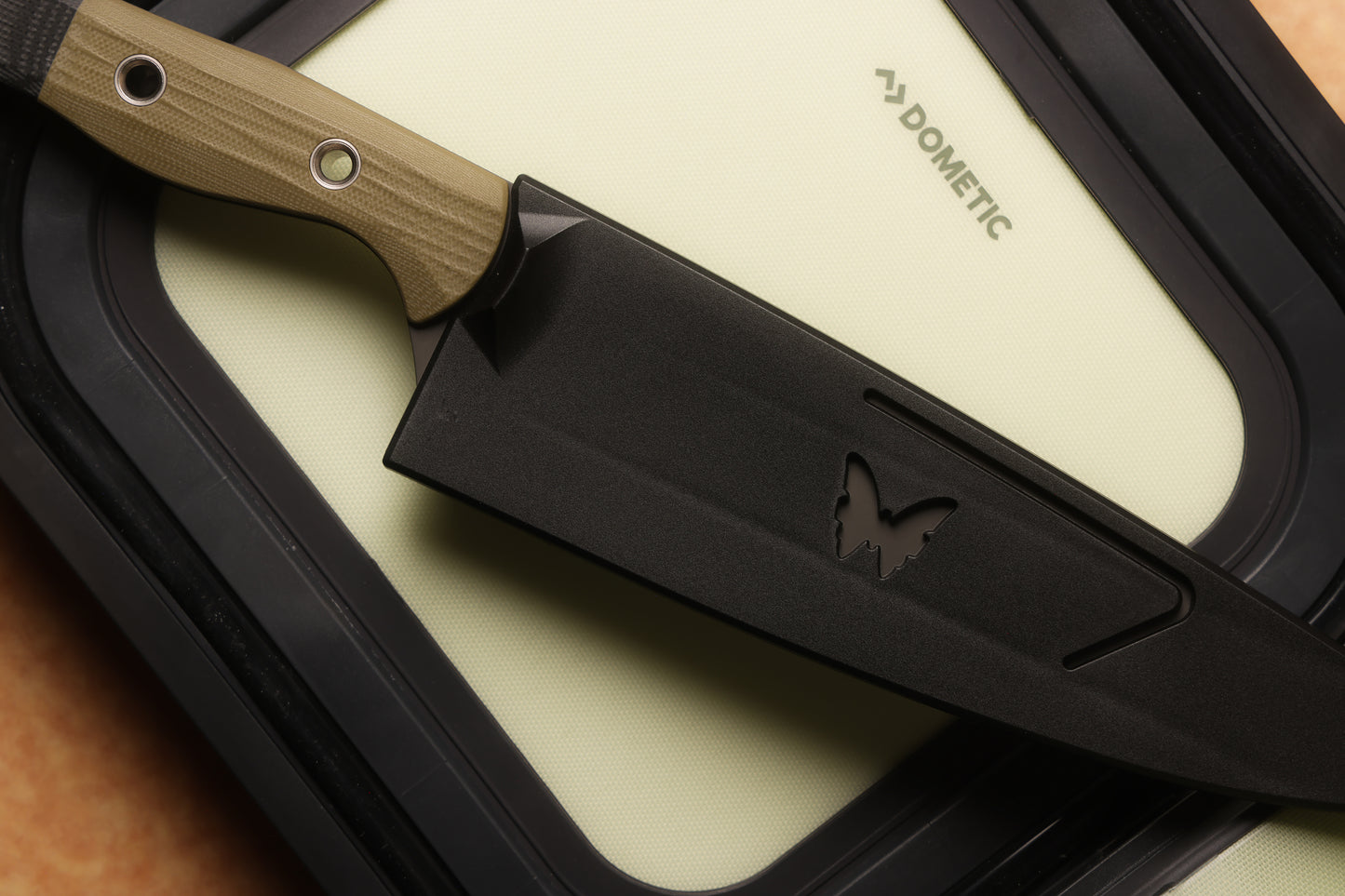 Benchmade 4025BK-01 8" Chef Knife — CPM-154 DLC Blade, OD Green G10 Handle