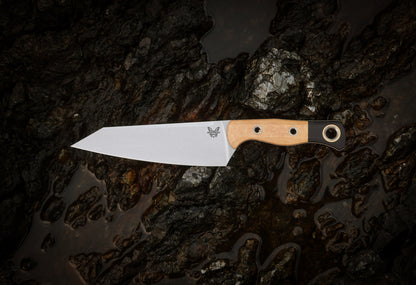 Benchmade Wildcoast 4070-02 6.83 inch CPM-154 stonewash clip-point blade detail