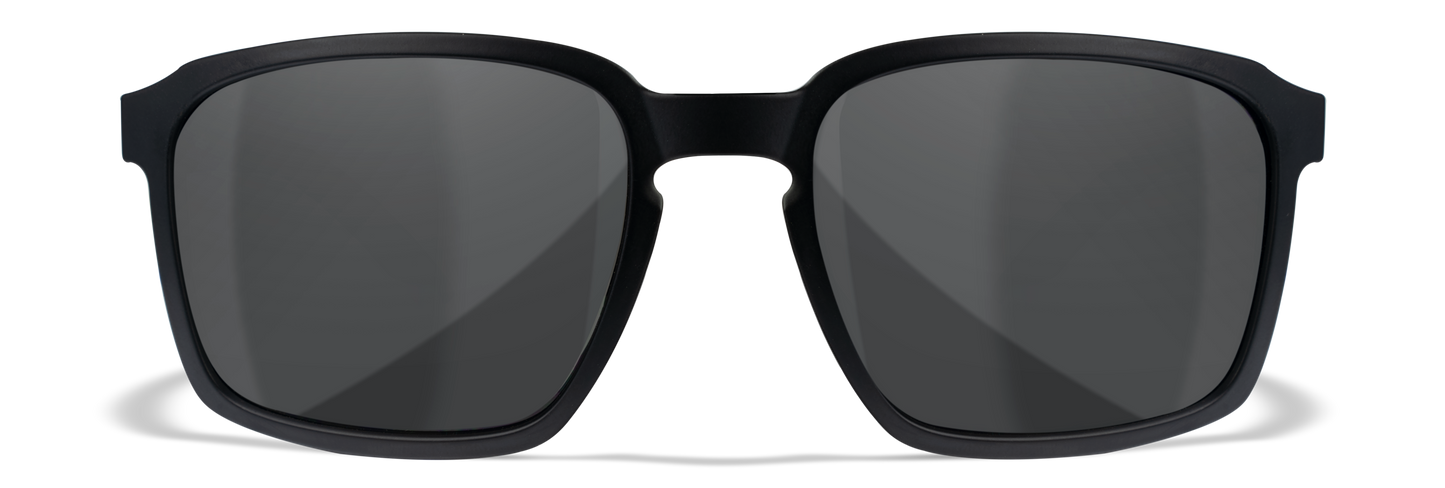 Wiley X WX Alfa Matte Black Frame / Smoke Grey Lenses Non Polarized AC6ALF02