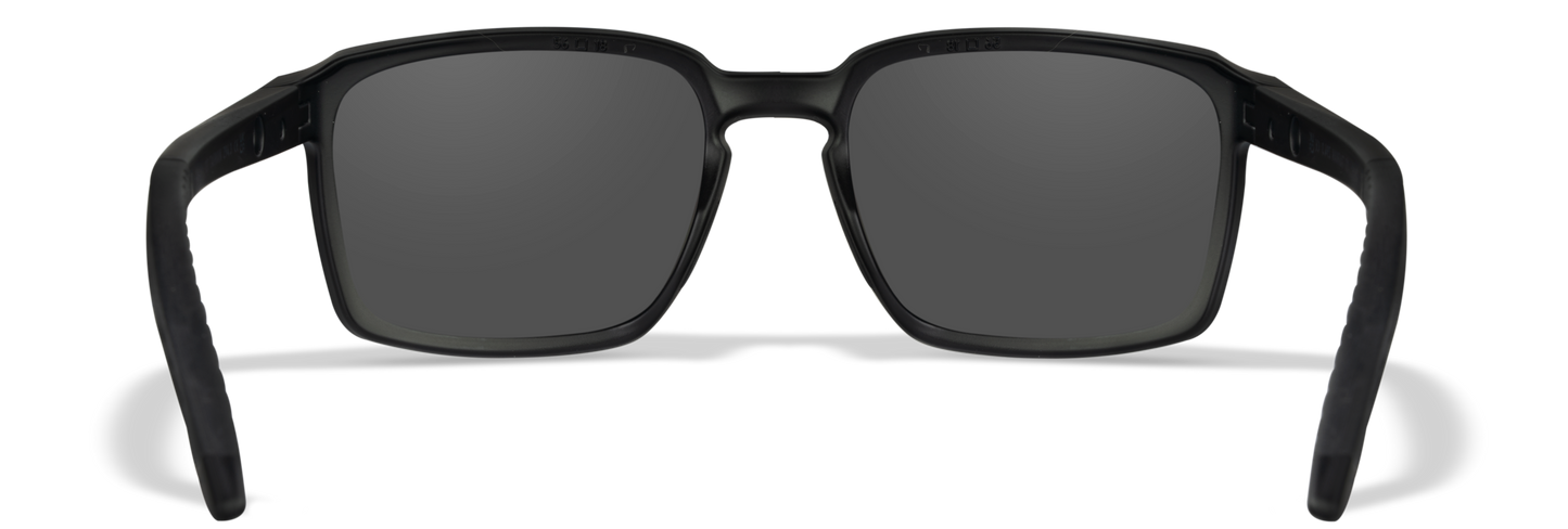 Wiley X WX Alfa Matte Black Frame / Smoke Grey Lenses Non Polarized AC6ALF02