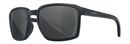 Wiley X WX ALFA Matte Black Frame / Captivate Polarized Grey Lenses AC6ALF18