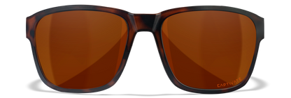 Wiley X WX TREK Matte Havana Brown Frames / CAPTIVATE™ Polarized Copper Lenses M/L AC6TRK06