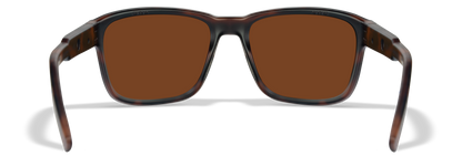 Wiley X WX TREK Matte Havana Brown Frames / CAPTIVATE™ Polarized Copper Lenses M/L AC6TRK06