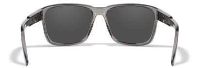 Wiley X WX TREK Gloss Crystal Dark Grey Frame / CAPTIVATE™ Polarized Blue Mirror lenses  M/L AC6TRK09