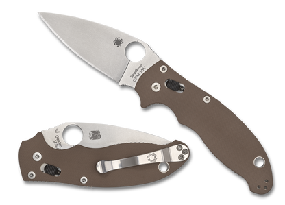 Spyderco Manix® 2 Brown G-10 CPM 15V® Sprint Run® Brown G-10 CPM 15V C101GBN15V2