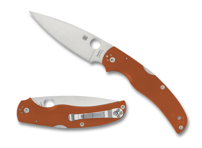 SPYDERCO Native Chief™ CPM REX 45 Sprint Run® C244GBORE Orange G10