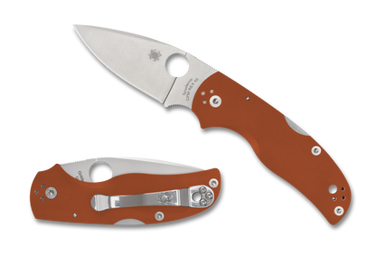 Spyderco Native® 5 REX 45 Sprint Run® Burnt Orange G-10 C41GPBORE5