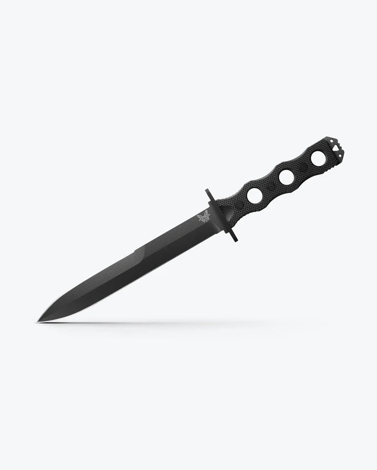 Benchmade 185BK SOCP® Fixed Blade Black Class G10Handle Blade with 3V Tool Steel