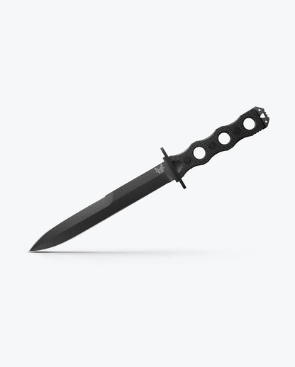 Benchmade 185BK SOCP® Fixed Blade Black Class G10Handle Blade with 3V Tool Steel
