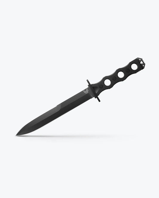 Benchmade 185BK SOCP® Fixed Blade Black Class G10Handle Blade with 3V Tool Steel