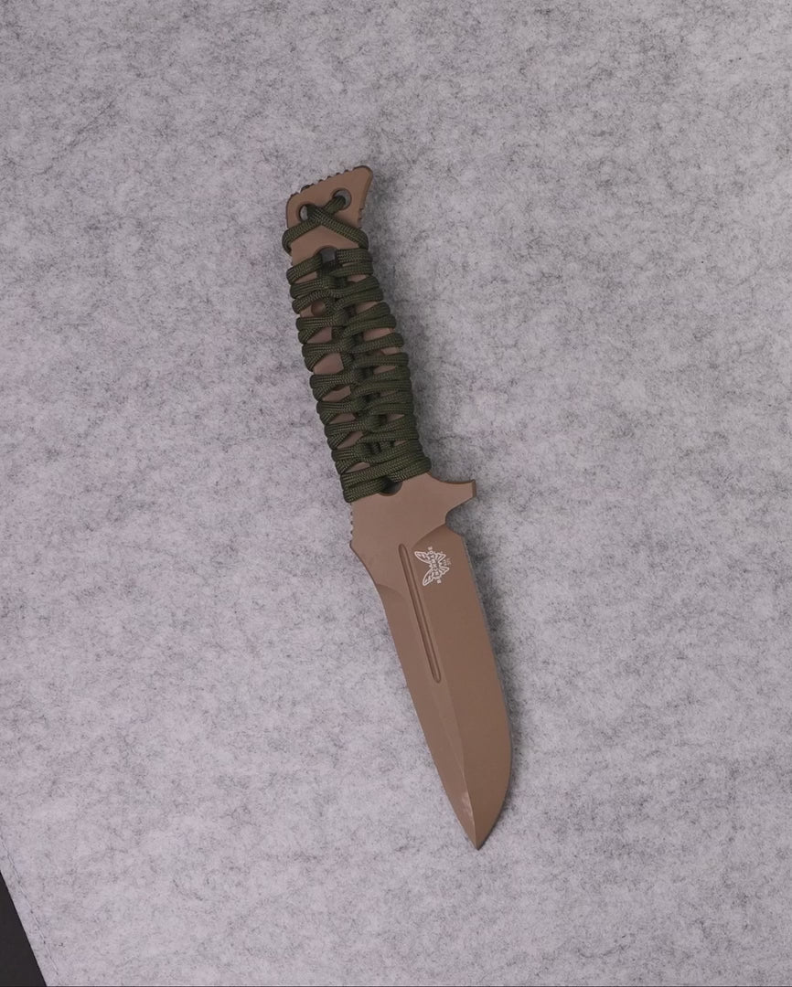 Benchmade 375FE-1 Fixed Adamas tactical fixed blade knife— ClassicBlades