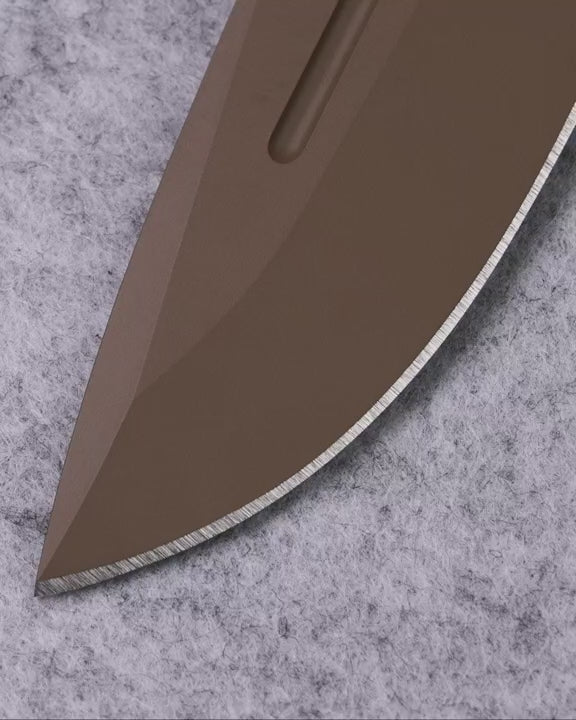 Benchmade 275SFE-2 Adamas tactical folding knife with OD green G10 handle and Flat Earth CPM-CruWear serrated blade detail — ClassicBlades