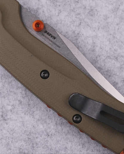 Benchmade 15534 Mini Taggedout folding hunting knife s — ClassicBlades