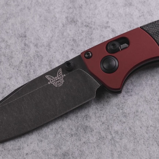 Benchmade 15085BK-04 Mini Crooked River folding knife  — ClassicBlades