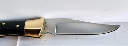 Vintage Case XX 1975 (5 Dot) Shark Tooth LockBack P197 L SSP Single Blade Mint Condition Original Paper, Sheath and Box